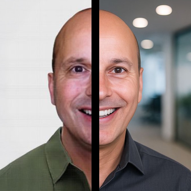 LLM-based image correction